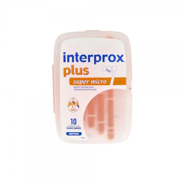 Cepillo Interdental Interprox Plus S-Micro Angu Naranja 10 U