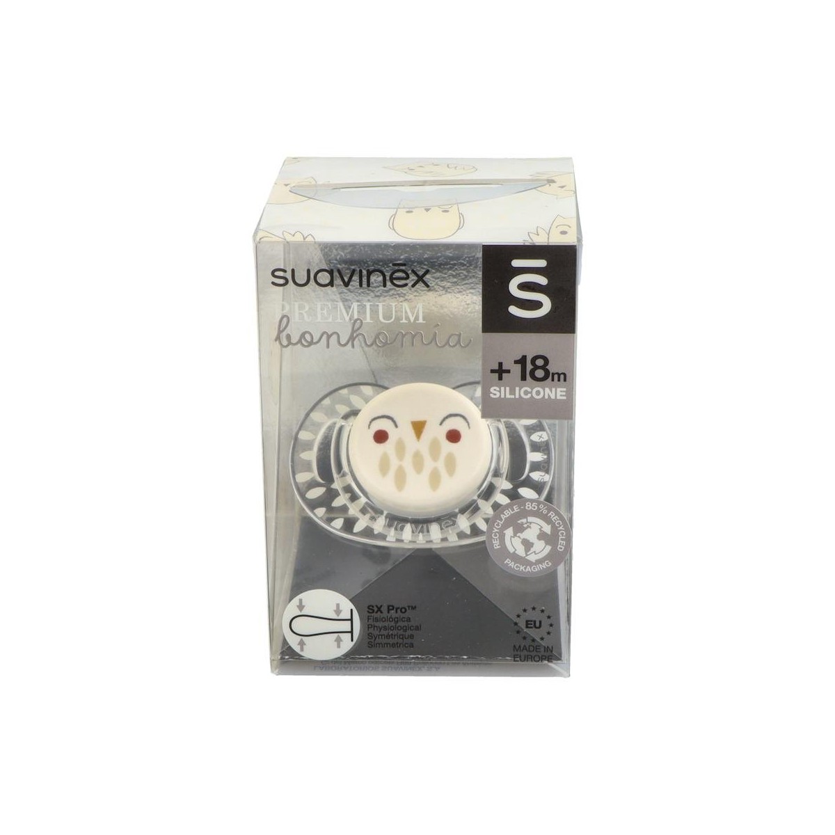 Chupete Suavinex Premium Silicona Fisio 18M+ 1 Un