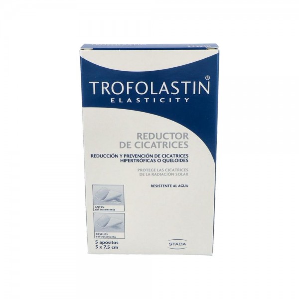 Trofolastín Reductor de Cicatrices 5x7,5 cm 5 Apósitos