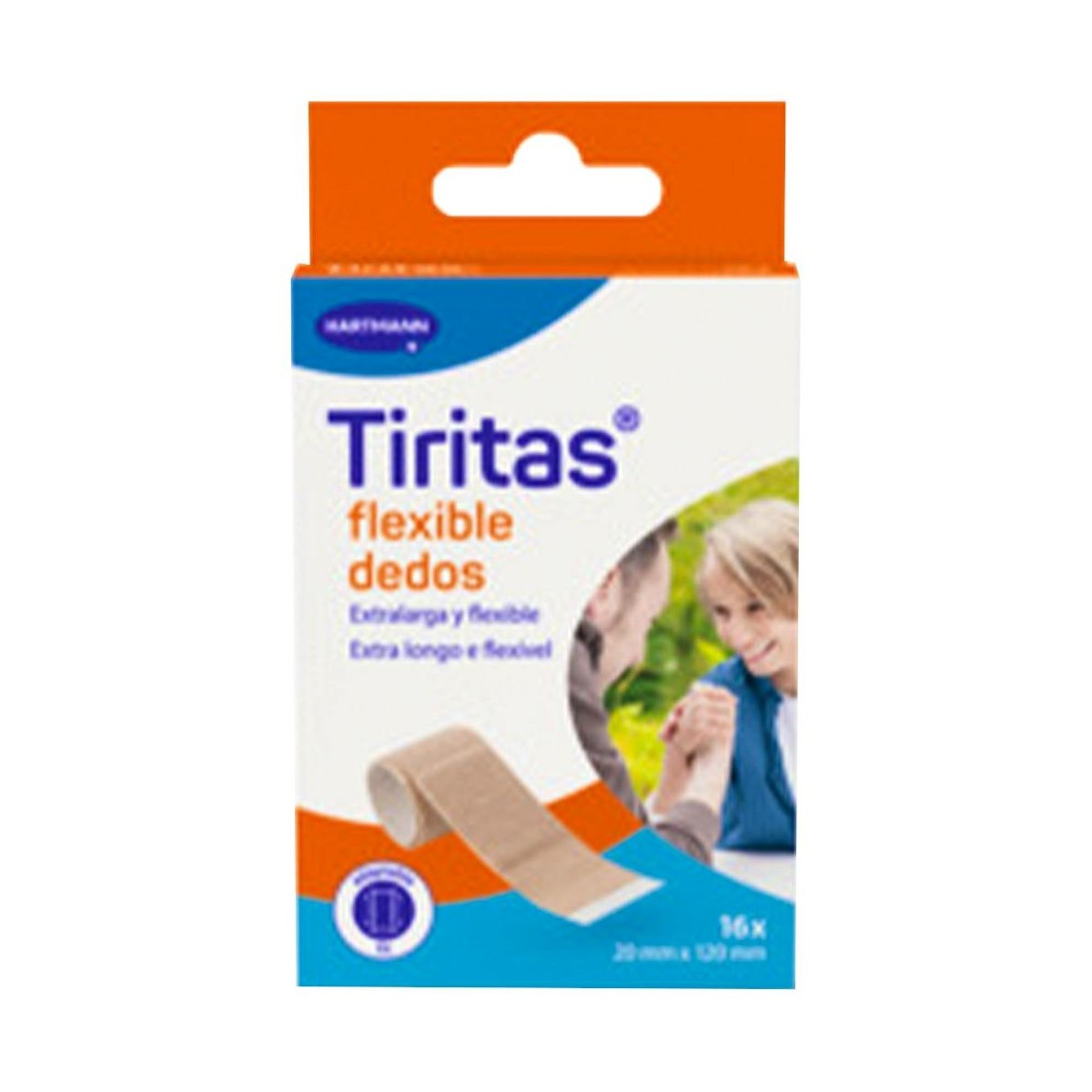 Tiritas Flexible dedos 20x120mm 16 uds.