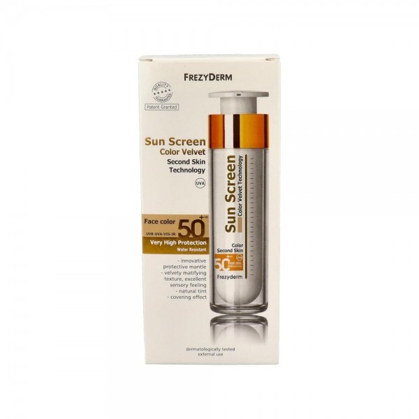 Sun Screen Color Velvet Face Spf 50+ 50 Ml