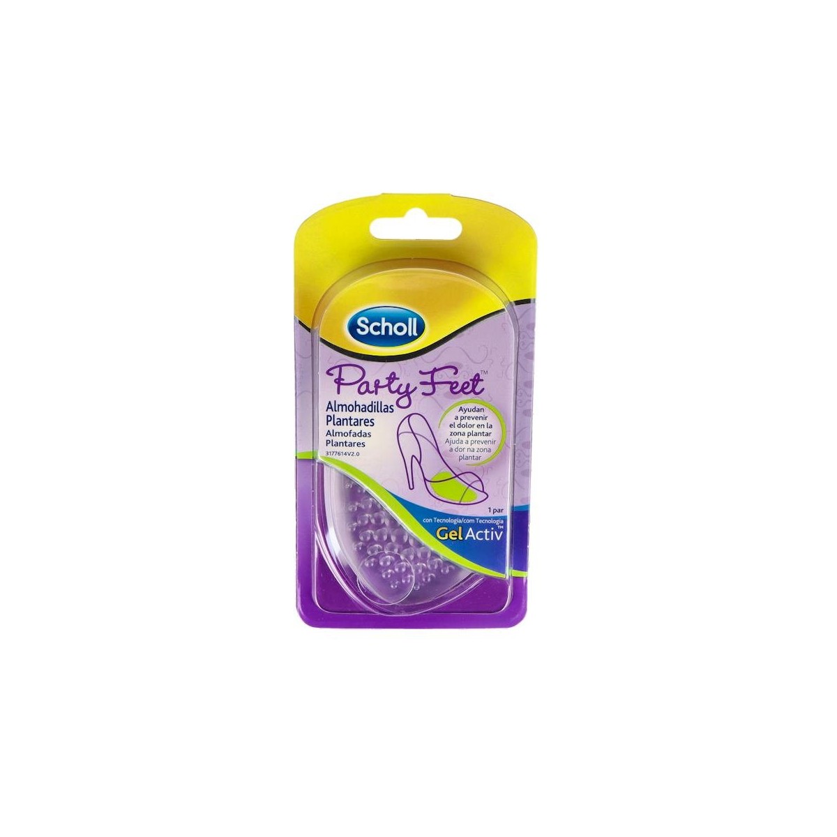 Almohadilla Scholl Gelactiv Plantar Antepie