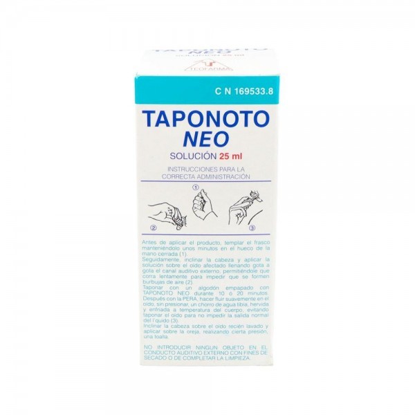 Taponoto Neo Sol Limpieza Oidos 25 Ml