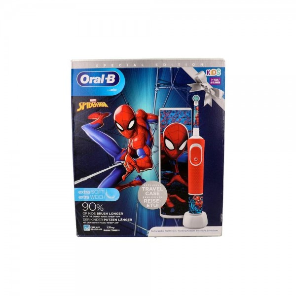 Cepillo Elec Oral-B Pack Spiderman + Estuche Gratis