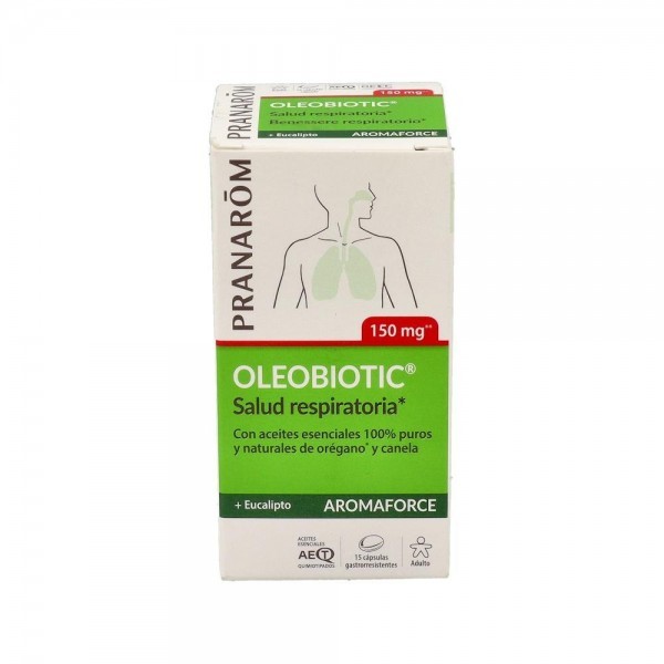 Pranarom Oleobiotic 15 Capsulas