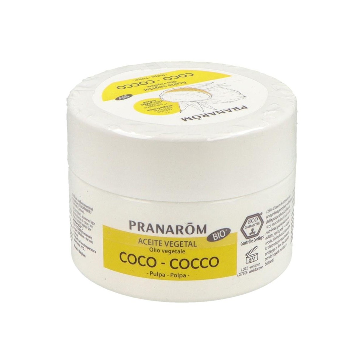 Pranarom Aceite Veg Bio Coco 100 Ml