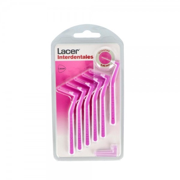 Cepillo Interdental Lacer Ultrafino Angu Rosa 6 U