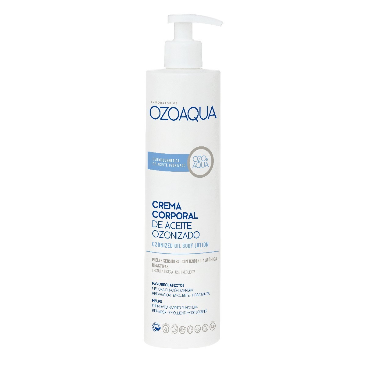 Ozoaqua Crema Corporal de Aceite Ozonizado 200ml