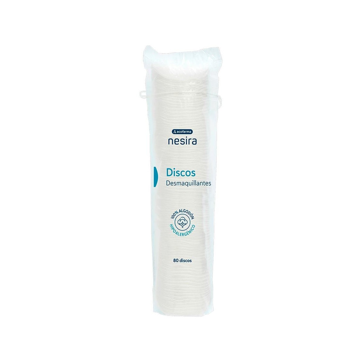 Acof. Nesira Discos Desmaquillantes 80 uds.