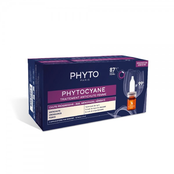 PHYTOCYANE MUJER CAIDA PROGRESIVA 12 AMPOLLAS