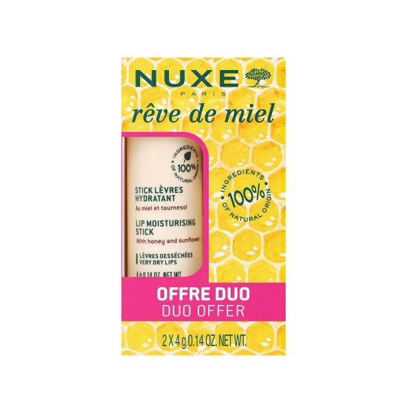 Nuxe Rêve de Miel Stick de Labios Hidratante 2x4g