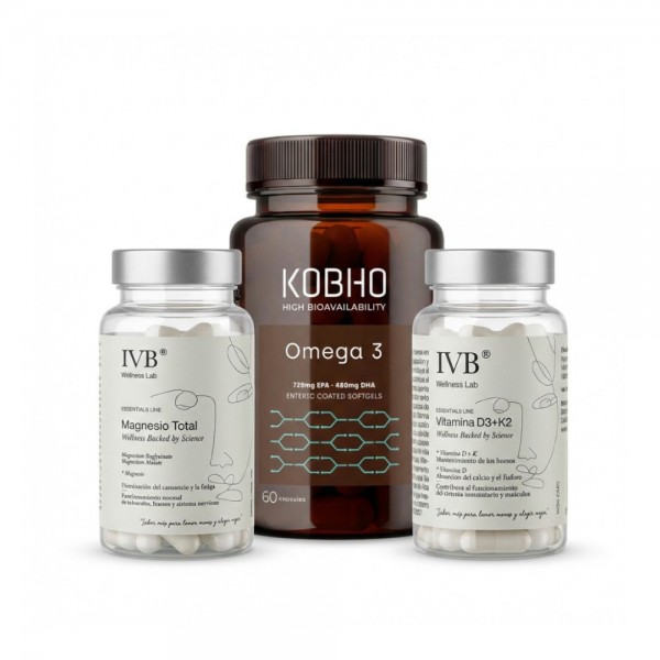 Pack Bienestar 35+: Omega 3, Magnesio y Vitamina D3+K2
