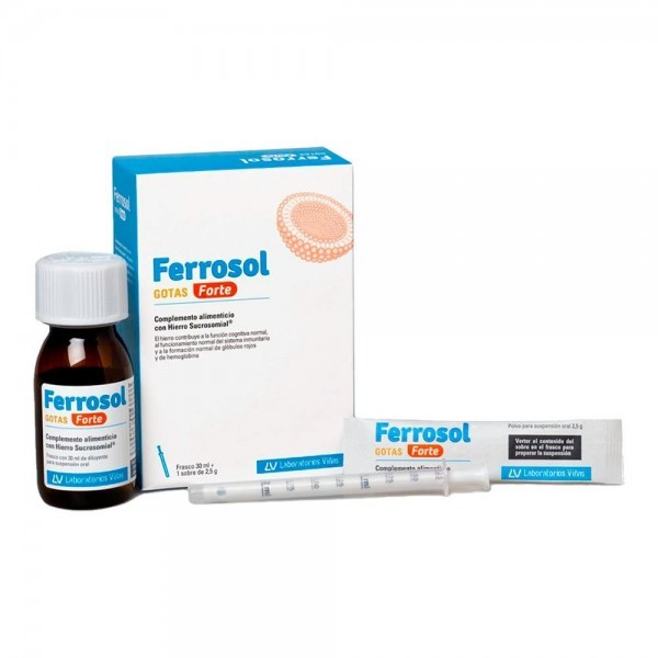 Ferrosol Gotas 30 Ml+Sobre 1,9 G