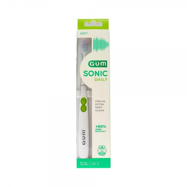 Cepillo Electrico Gum Sonic Daily Blanco