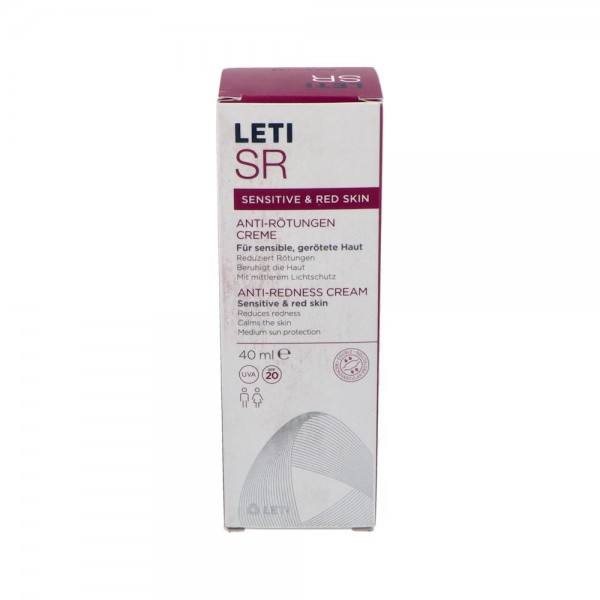 Leti Sr Anti Rojeces Crema Spf20 40 G