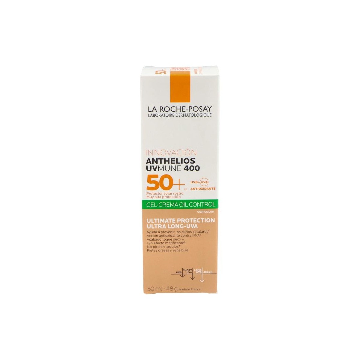 Anthelios Xl 50+ Gel/Cr Toque Seco Color 50 Ml