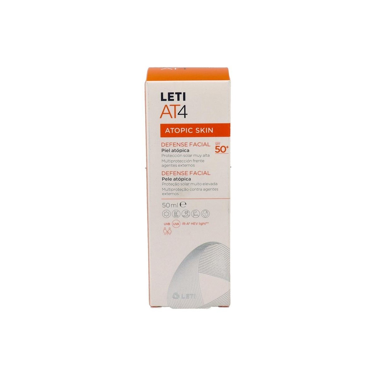 Leti At4 Defense Spf50 Facial 50 Ml