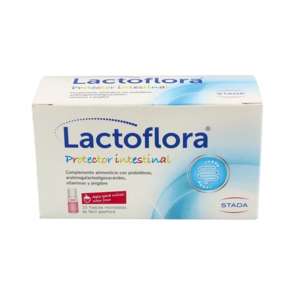 Lactoflora Protec Intestinal Niños 10 Frascos 7 Ml