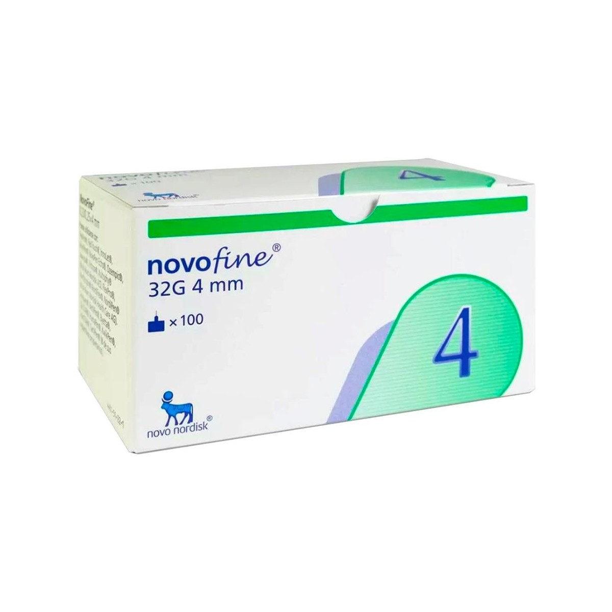 Aguja Novofine Est 32G 0,23/0,25X4 Mm 100 Un