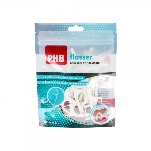 Aplicador Hilo Dental Phb Flosser Ptfe 30 U