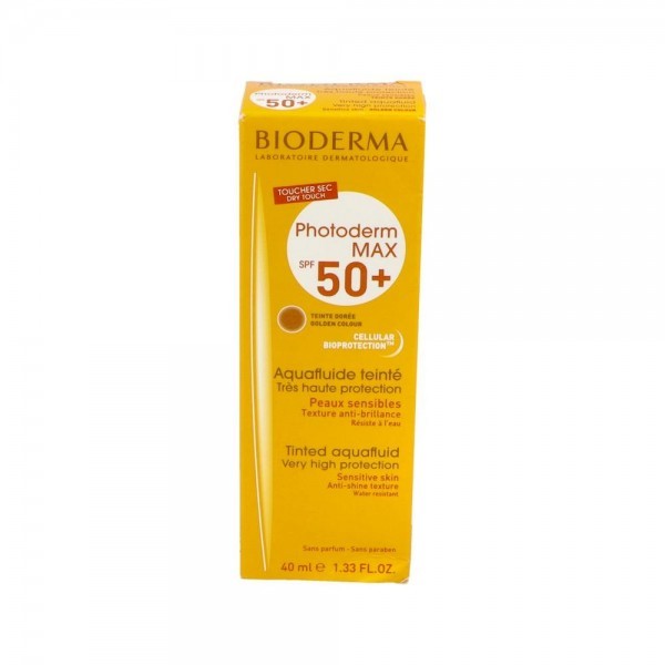 Photoderm Max Spf50+ Aquafluido Dorado Bioderma 40 Ml