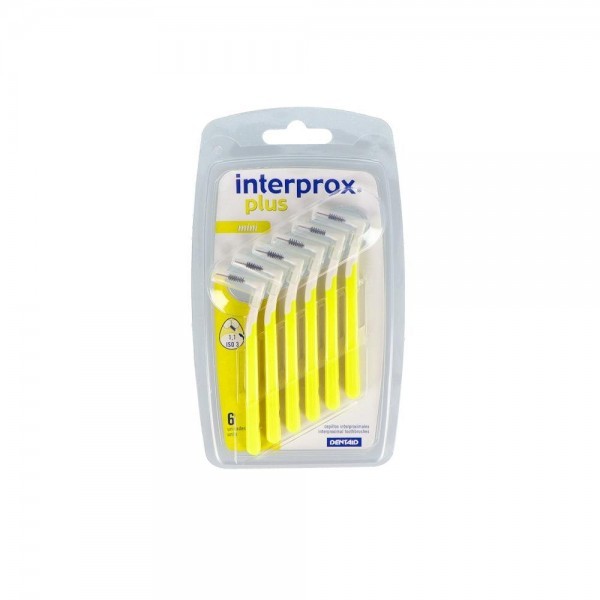 Cepillo Interdental Interprox Plus Mini Angu Amarillo 6 U