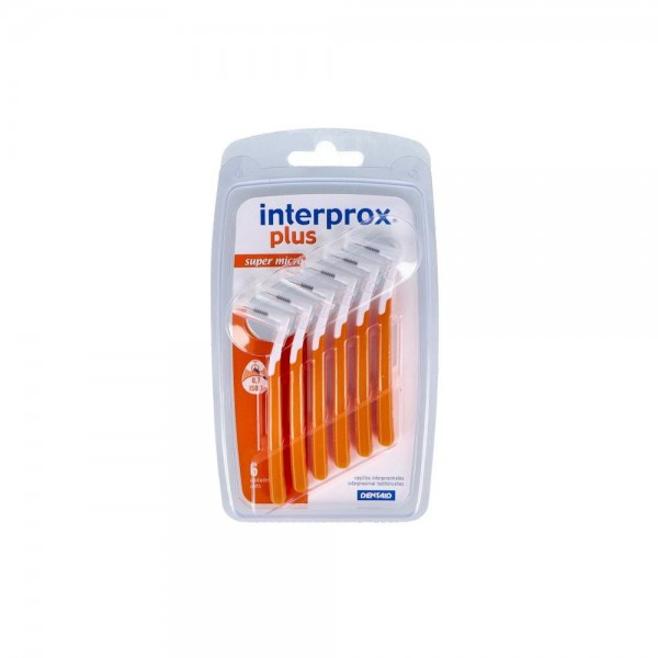 Cepillo Interdental Interprox Plus S-Micro Angu Naranja 6 U