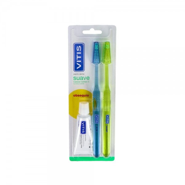 Vitis Cepillo Dental Duplo Suave 2 U